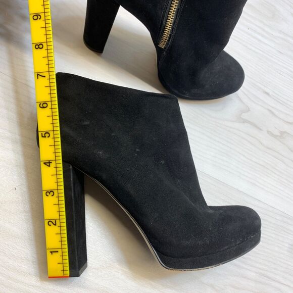 Michael Kors Women's Black Platform Bootie Ankle Boots - Size 7.5M - Picture 10 of 12